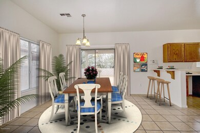 Staged Dining Area
