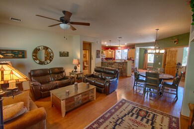 Living dining area