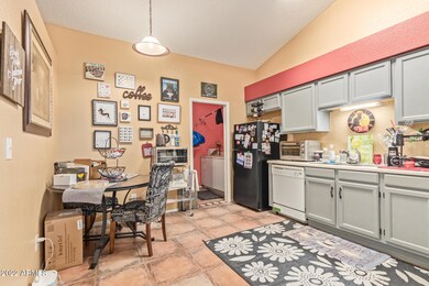Tile in kitchen