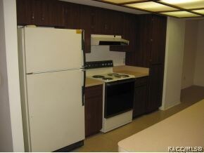 Lots of cabinets for storage