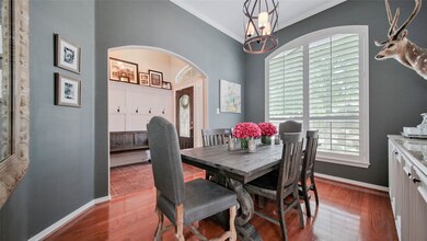 Another view of the formal dining showing off the lovely plantation shutters!