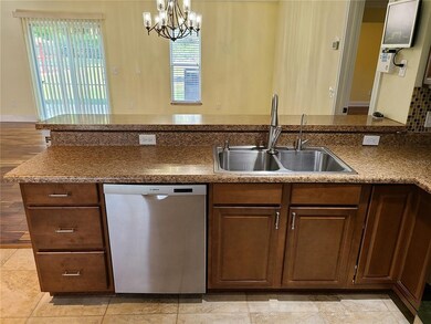 kitchen  looking into dining area