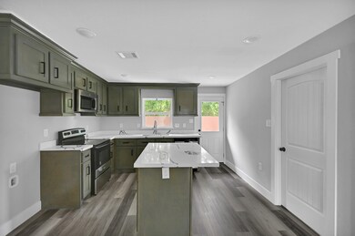custom made cabinet with shaker door