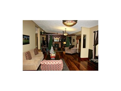 Great Room * Teakwood Floors * Bellwood Blinds