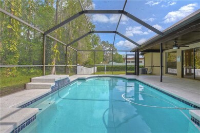 Pool with waterfall feature