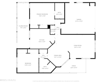 digitally created floorplan