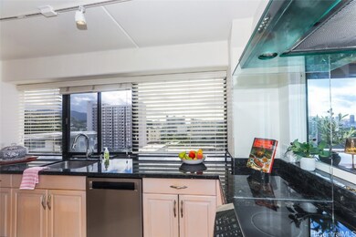 Kitchen with wonderful views