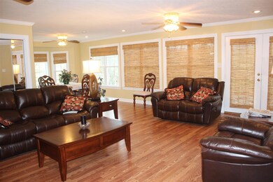 Beautiful large den with lots of light