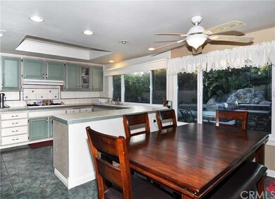 The Kitchen is clean and features spacious counter