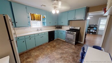 Lots of counter space and so many cabinets!!  Ceiling fan has already been added as well
