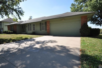 double garage and flat driveway