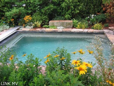 Private heated pool