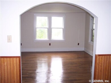 Family Room Large Family Room with Archway and Hdw