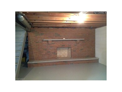 Basement fireplace