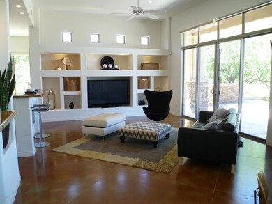 Lg. open family rm w/ walls of glass!