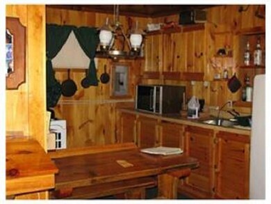 The off grid cabin has plenty of...