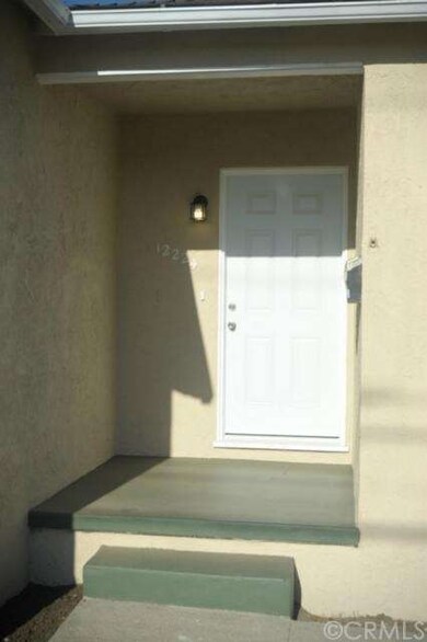 Front entry way into the home