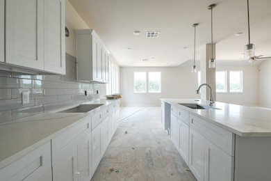 The spacious countertops are perfect for your culi