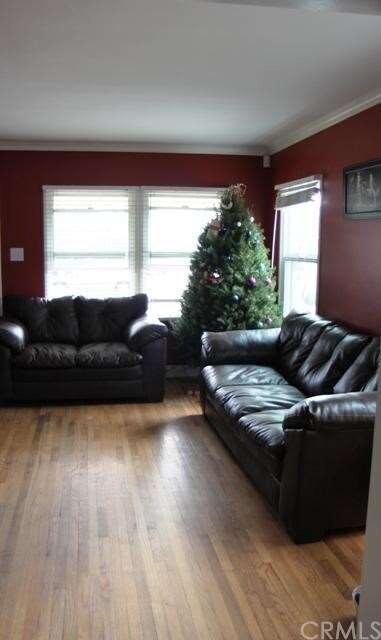 Living room looking out to street