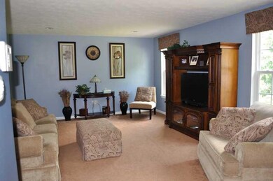 Family Room. Family Room with Recessed Lighting