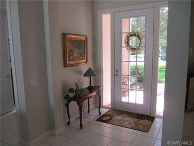 View looking towards front door and welcoming foye
