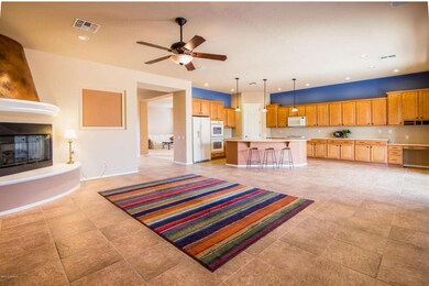 FAMILY ROOM VIEW TO KITCHEN