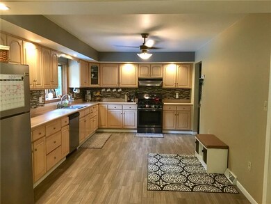 A cook's dream- an abundance of counter tops, newe