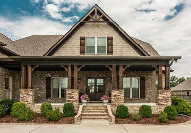 Large covered front porch
