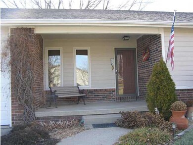 Enjoy this big front porch