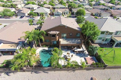 Aerial Backyard view