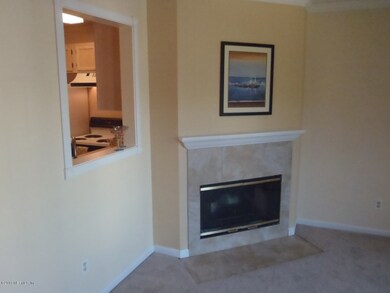 Fireplace & pass thru to Kitchen