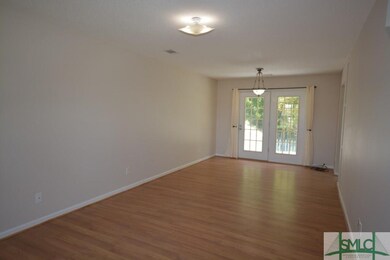 Open living room, dining room combination