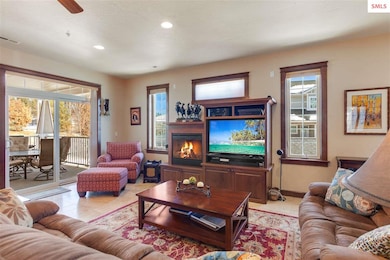 Open Plan design with timeless travertine flooring