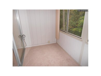 New carpeting in three season enclosed porch as we