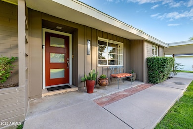 Contemporary, Charming Front Entrance