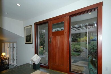 Entry - Mahogany front door with Period Brass iron