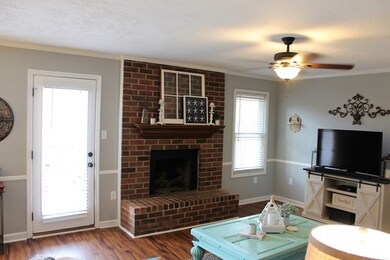 Masonary wood burning fireplace