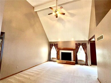 vaulted great room