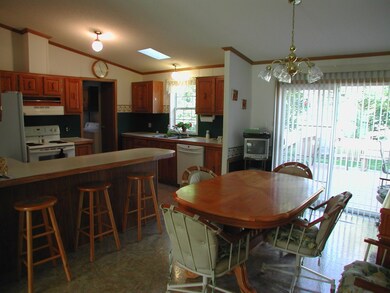 Kitchen/Dining w/Sliders to Rear  Deck