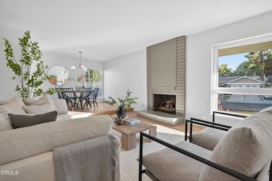 Living Room with Fireplace