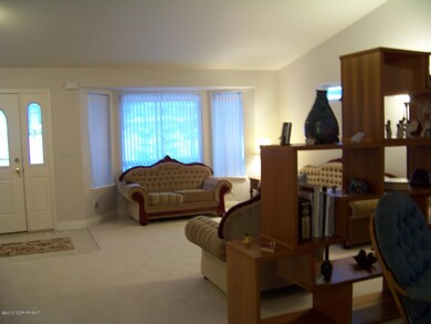 View  from family room toward living rm