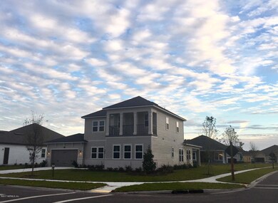 Front of Home on Corner Homesite