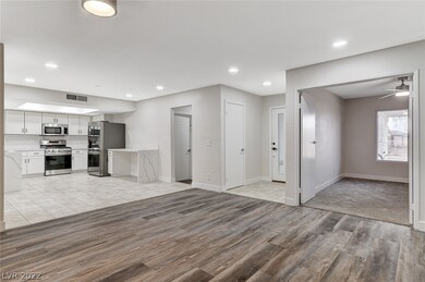 Kitchen/entryway/3rd bedroom
