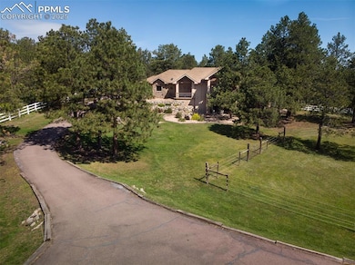 Paved driveway to house.