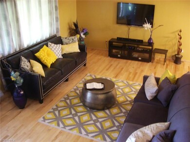 Beautiful hardwood floors installed in the Living 