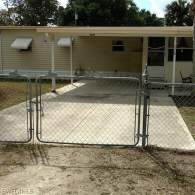 Front of home.  Yard is completely fenced!