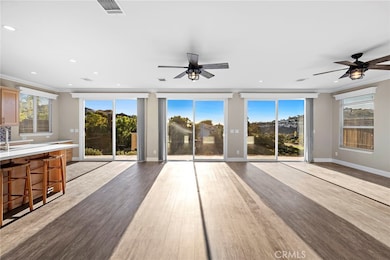 Wonderful views from living, dining and kitchen area