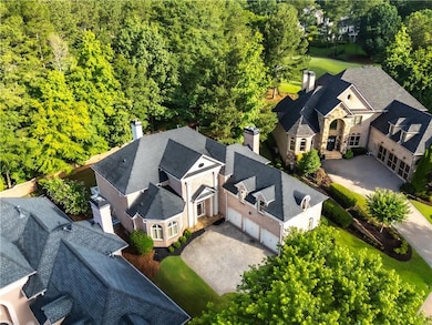 View from above of property