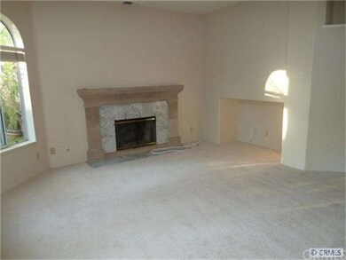Living room fireplace