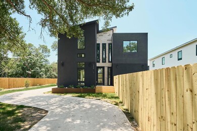 Contemporary house featuring stucco siding